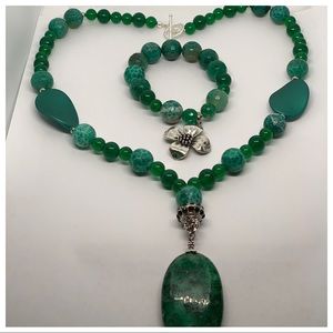 Necklace & Single Bracelet